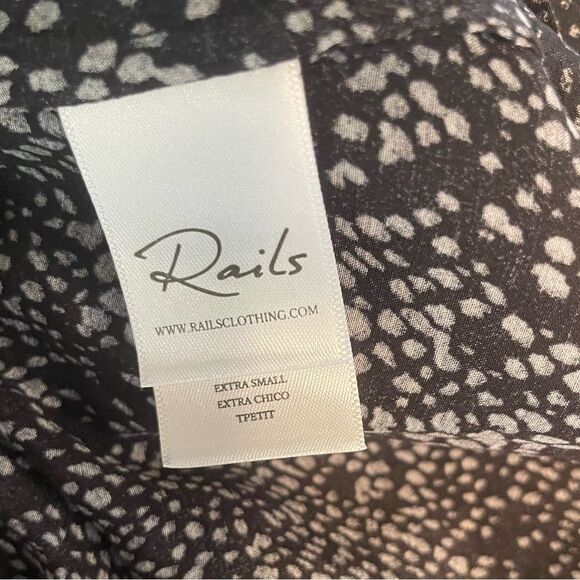 Rails Inez Dress Slate Python Print Size XS - Picture 9 of 13